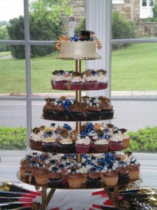 Graduation Cupcake Tower