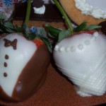 Bride and Groom Chocolate Strawberries