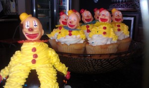 Clown cupcakes