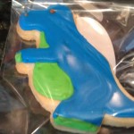 Dinosaur Poured Sugar Cookie