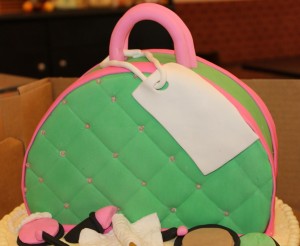 Purse - Pink and Green