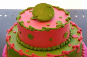 Pink and Lime Green