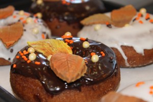 Chocolate Nutmeg Donuts