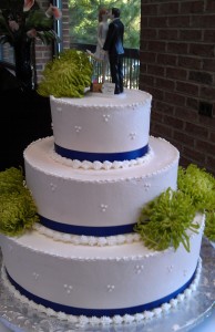 Triple Dots with Blue Ribbon Band