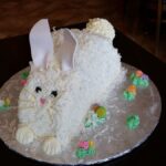 Coconut Bunny Easter Cake