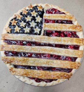 Amercan Flag Pie